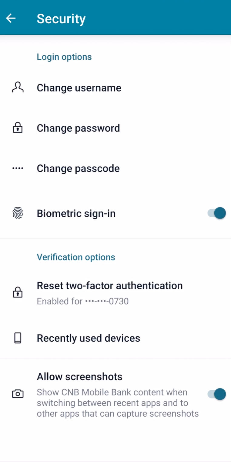 Login Security: Screenshot 10